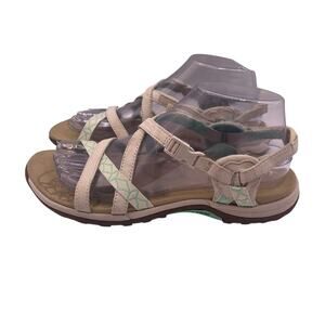 Merrell Beige and Green Women's Sandals